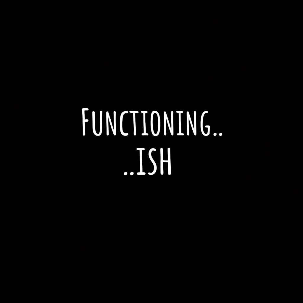 Functioning.. ish ~ Hoodie