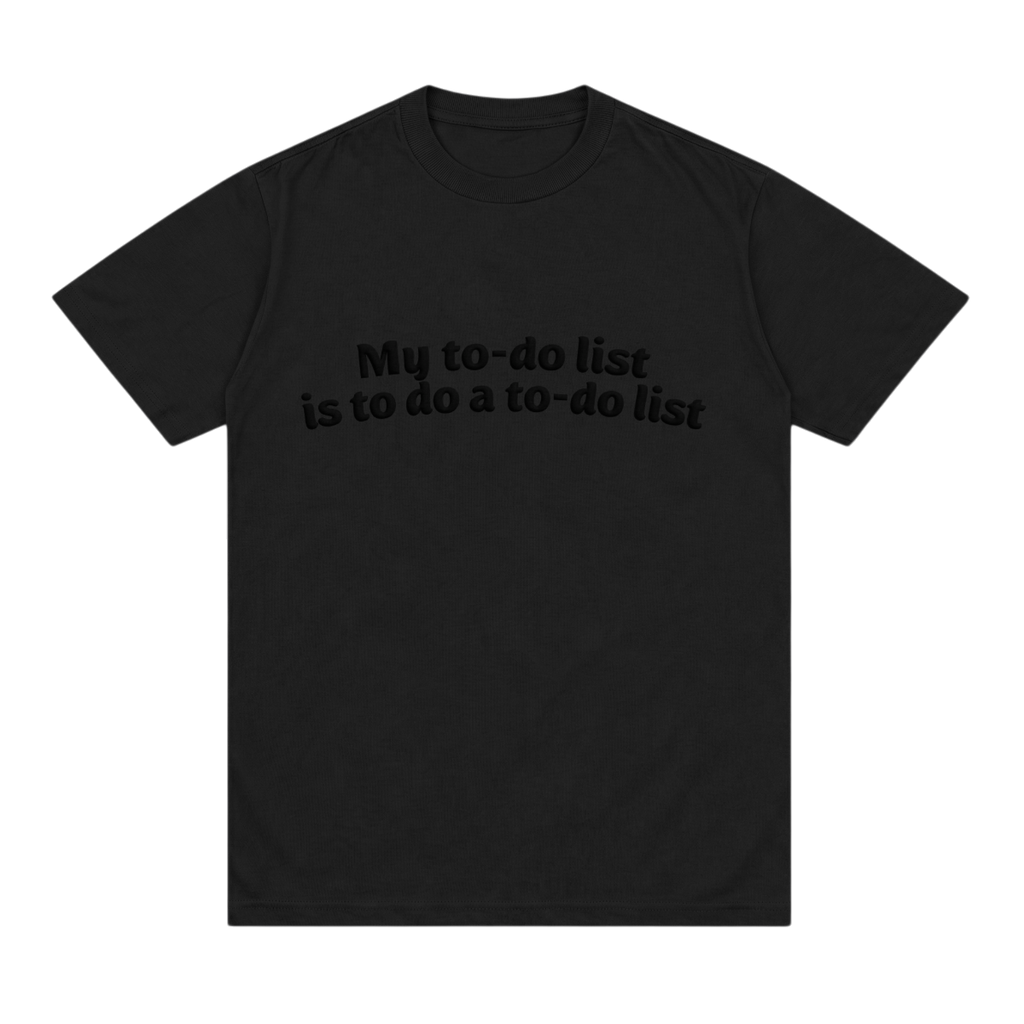 My to do list ~ Box Tee